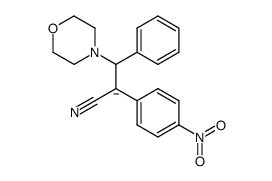 hydrogen 1-cyano-2-morpholino-1-(4-nitrophenyl)-2-phenylethan-1-ide结构式