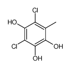 3,5-dichloro-6-methyl-benzene-1,2,4-triol结构式