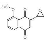 8-methoxy-2-(oxiran-2-yl)naphthalene-1,4-dione Structure