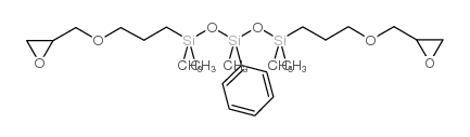 1,5-BIS(GLYCIDOXYPROPYL)-3-PHENYL-1,1,3,5,5-PENTAMETHYLTRISILOXANE Structure