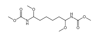 dimethyl (1,6-dimethoxyhexane-1,6-diyl)dicarbamate结构式