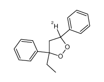 3-ethyl-3,5-diphenyl-1,2-dioxolane-5-d Structure