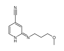 2-(3-Methoxypropylamino)isonicotinonitrile结构式