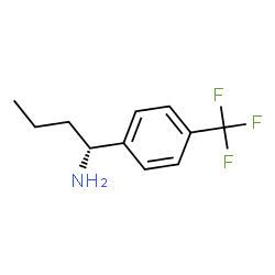 (1R)-1-[4-(TRIFLUOROMETHYL)PHENYL]BUTYLAMINE结构式