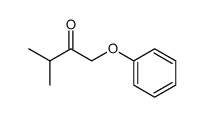 1-Phenoxy-3-methyl-2-butanone Structure