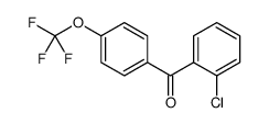 2'-chloro-4-trifluoromethoxybenzophenone结构式