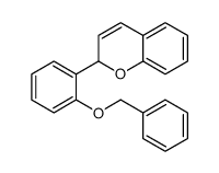 2-(2-phenylmethoxyphenyl)-2H-chromene结构式