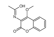 N-(4-methoxy-2-oxochromen-3-yl)acetamide Structure