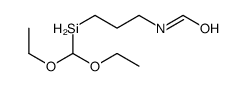 N-[3-(diethoxymethylsilyl)propyl]formamide Structure