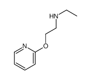 N-ethyl-2-pyridin-2-yloxyethanamine结构式
