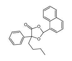 (2S,5S)-5-butyl-2-naphthalen-1-yl-5-phenyl-1,3-dioxolan-4-one Structure