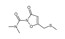 2-dimethylcarbamoyl-5-methylthiomethyl-4-isoxazolin-3-one Structure