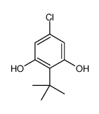 2-tert-butyl-5-chlorobenzene-1,3-diol结构式