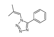 1-(2-methylprop-1-enyl)-5-phenyltetrazole Structure