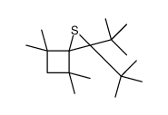 2,2-ditert-butyl-4,4,6,6-tetramethyl-1-thiaspiro[2.3]hexane Structure