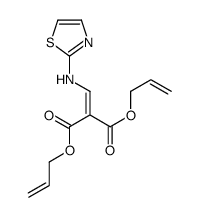 bis(prop-2-enyl) 2-[(1,3-thiazol-2-ylamino)methylidene]propanedioate Structure