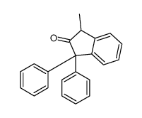 1-methyl-3,3-diphenyl-1H-inden-2-one Structure
