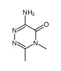 6-amino-3,4-dimethyl-1,2,4-triazin-5-one Structure
