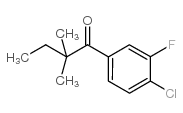 4'-CHLORO-2,2-DIMETHYL-3'-FLUOROBUTYROPHENONE结构式