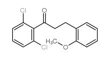 2',6'-DICHLORO-3-(2-METHOXYPHENYL)PROPIOPHENONE structure