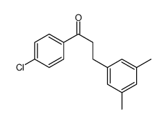 4'-CHLORO-3-(3,5-DIMETHYLPHENYL)PROPIOPHENONE structure