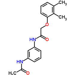 N-(3-Acetamidophenyl)-2-(2,3-dimethylphenoxy)acetamide结构式