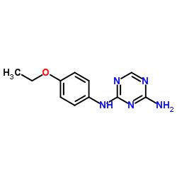 N-(4-Ethoxyphenyl)-1,3,5-triazine-2,4-diamine Structure