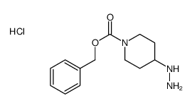 Benzyl 4-hydrazinylpiperidine-1-carboxylate hydrochloride picture