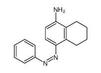 4-phenyldiazenyl-5,6,7,8-tetrahydronaphthalen-1-amine结构式