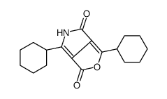 1,4-dicyclohexyl-5H-furo[3,4-c]pyrrole-3,6-dione结构式