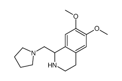 6,7-dimethoxy-1-(pyrrolidin-1-ylmethyl)-1,2,3,4-tetrahydroisoquinoline Structure