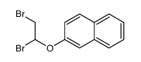 2-(1,2-dibromoethoxy)naphthalene Structure