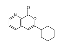 6-cyclohexylpyrano[3,4-b]pyridin-8-one Structure