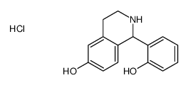 1-(2-hydroxyphenyl)-1,2,3,4-tetrahydroisoquinolin-2-ium-6-ol,chloride结构式