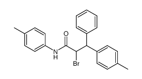 2-bromo-3-phenyl-N,3-di-p-tolylpropanamide Structure