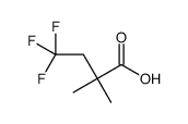 4,4,4-Trifluoro-2,2-dimethylbutanoic acid structure