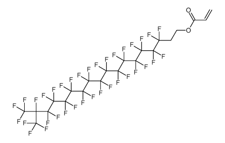 3,3,4,4,5,5,6,6,7,7,8,8,9,9,10,10,11,11,12,12,13,13,14,14,15,15,16,16,17,18,18,18-dotriacontafluoro-17-(trifluoromethyl)octadecyl acrylate结构式