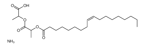 ammonium 2-(1-carboxylatoethoxy)-1-methyl-2-oxoethyl oleate结构式
