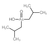bis(2-methylpropyl)arsinic acid结构式