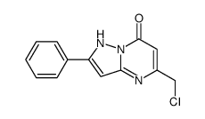 5-(chloromethyl)-2-phenyl-1H-pyrazolo[1,5-a]pyrimidin-7-one Structure