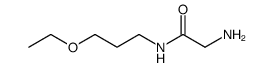 Acetamide, 2-amino-N-(3-ethoxypropyl) Structure