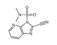 2-cyano-N,N-dimethylimidazo[4,5-b]pyridine-3-sulfonamide结构式