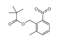 (2-methyl-6-nitrophenyl)methyl 2,2-dimethylpropanoate Structure
