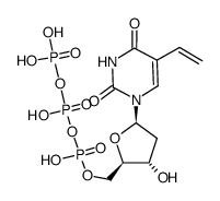 5-vinyl-2'-deoxyuridine-5'-triphosphate结构式