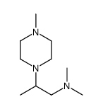 N,N-dimethyl-2-(4-methylpiperazin-1-yl)propan-1-amine结构式