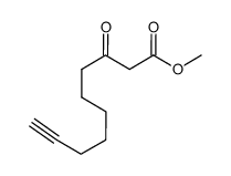 methyl 3-oxodec-9-ynoate Structure