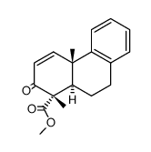 (+-)-trans-2-Oxo-1β.4a-dimethyl-1α-methoxycarbonyl-1.2.4a.9.10.10a-hexahydro-phenanthren Structure