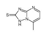 7-methyl-1H-[1,2,4]triazolo[1,5-a]pyrimidine-2-thione结构式