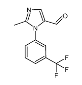 2-methyl-1-(3-(trifluoromethyl)phenyl)-1H-imidazole-5-carbaldehyde Structure
