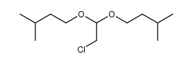 chloro-acetaldehyde diisopentylacetal Structure